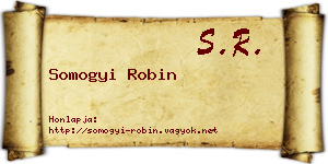 Somogyi Robin névjegykártya